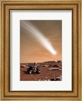 Comet C/2013 A1 over Mars Fine Art Print