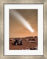 Comet C/2013 A1 over Mars Fine Art Print