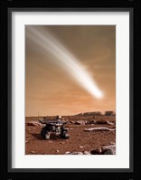 Comet C/2013 A1 over Mars Fine Art Print
