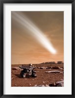 Comet C/2013 A1 over Mars Fine Art Print
