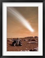 Comet C/2013 A1 over Mars Fine Art Print