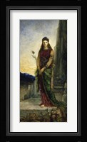 Helen On The Walls Of Troy, With Two Figures At Her Feet Fine Art Print