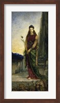 Helen On The Walls Of Troy, With Two Figures At Her Feet Fine Art Print