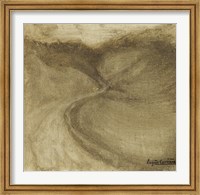 Landscape With Winding Road Fine Art Print