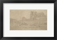 Notre-Dame View Of The Docks In The South, 19th Century Fine Art Print