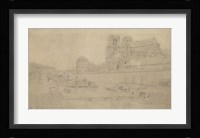 Notre-Dame View Of The Docks In The South, 19th Century Fine Art Print