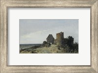 Ruins Of The Chateau De Rosemont, Nievre, 1861 Fine Art Print