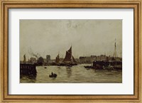 View Of A Port Fine Art Print