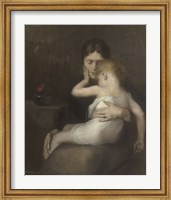 The Sick Child (Madame Eugene Carriere and Son Leon), 1885 Fine Art Print