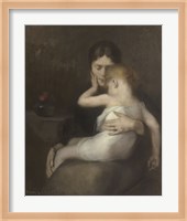 The Sick Child (Madame Eugene Carriere and Son Leon), 1885 Fine Art Print