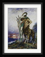 Dead Poet Borne By A Centaur Fine Art Print