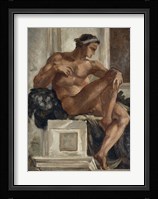 Ignudo, After Michelangelo, 1858-1860 Fine Art Print