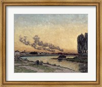 Sunset At Ivry, 1878 Fine Art Print