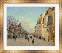 Quai De La Gare, Snow, 1880 Fine Art Print