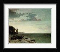 The Sea At Etretat, 1853 Fine Art Print