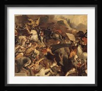 The Battle Of Cadore, 1858 Fine Art Print