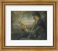 Harp Player Fine Art Print