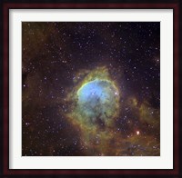 NGC 3324, also known as the Gabriela Mistral Nebula located in the Constellation Eta Carinae Fine Art Print