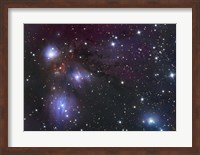 NGC 2170, a reflection nebula located in the Constellation Monoceros Fine Art Print