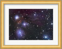 NGC 2170, a reflection nebula located in the Constellation Monoceros Fine Art Print