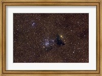 NGC 6520, an open cluster in the Constellation Sagittarius Fine Art Print