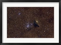 NGC 6520, an open cluster in the Constellation Sagittarius Fine Art Print