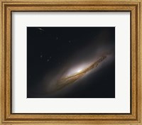NGC 3190, a spiral galaxy in the Constellation Leo Fine Art Print
