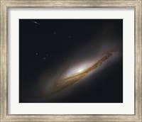 NGC 3190, a spiral galaxy in the Constellation Leo Fine Art Print