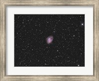 The Crab Nebula, a supernova remnant in the Constellation of Taurus Fine Art Print
