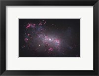 NGC 4449, an irregular galaxy in the Constellation Canes Venatici Fine Art Print