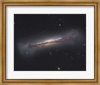NGC 3628, an unbarred spiral galaxy in the Constellation Leo Fine Art Print