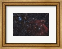 Glowing and reflecting nebulosity in the Constellation of Lacerta Fine Art Print