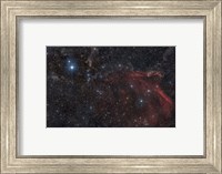 Glowing and reflecting nebulosity in the Constellation of Lacerta Fine Art Print