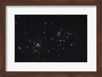 The Double Cluster in the Constellation Perseus Fine Art Print