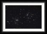 The Double Cluster in the Constellation Perseus Fine Art Print