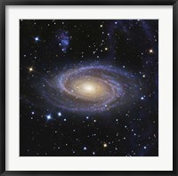 Messier 81, or Bode's Galaxy, is a spiral galaxy located in the Constellation Ursa Major Fine Art Print