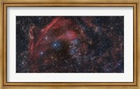 Large complex of dust and gas in the Constellations Lacerta and Pegasus Fine Art Print