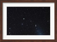 M108 galaxy and M97 Owl Nebula Fine Art Print