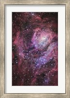 Central region of the Lagoon Nebula Fine Art Print