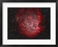 NGC 2174, the Monkey Head Nebula with IC 2159 Nebulosity Fine Art Print