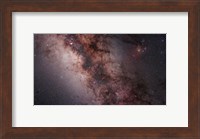 Stars, Nebulae and dust clouds around the center of the Milky Way Fine Art Print