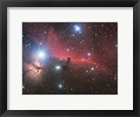 Horsehead Nebula and Flame Nebula in Orion Fine Art Print