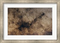 A dark Nebula against the Milky Way Fine Art Print