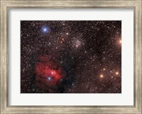 Bubble Nebula, an emission Nebula in Cassiopeia Fine Art Print