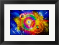 A vast Gaseous Nebula illuminated from within by new stars Fine Art Print