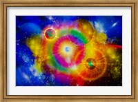 A vast Gaseous Nebula illuminated from within by new stars Fine Art Print