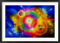 A vast Gaseous Nebula illuminated from within by new stars Fine Art Print