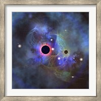 Beautiful stars, black holes and Nebulae Fine Art Print