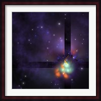 Cosmic star birth from a ball of Gases and Nebular dust Fine Art Print