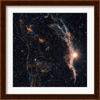 Witch's Broom Nebula (NGC 6960), and part of the Veil Nebula Fine Art Print